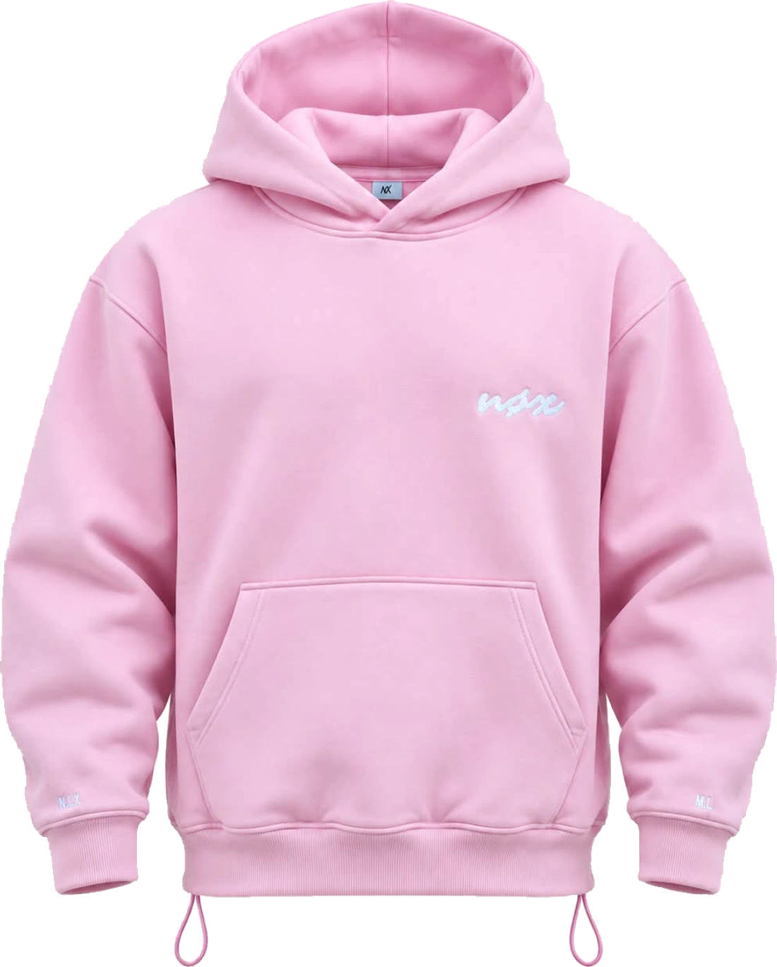 Różowa bluza nox, przód